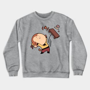 Angry Tiny Monkey King Crewneck Sweatshirt